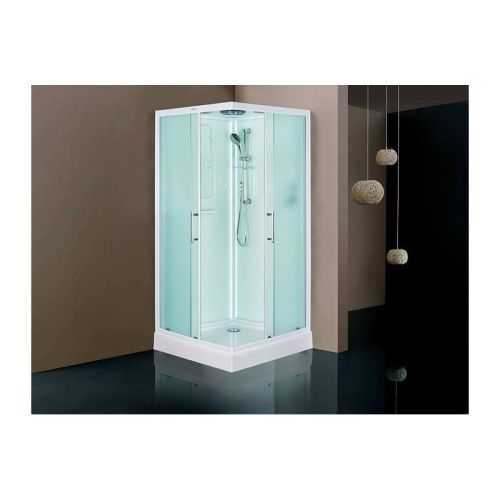 Душевая кабина Esbano ELEGANCIA ESKL100CKR 100х100 квадратная с крышей ориентация универсальная