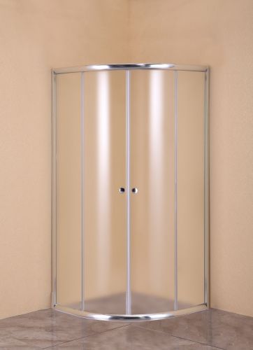 Душевой уголок Agger A01-080MCR/G 78х78 стекло матовое профиль хром глянцевый без поддона