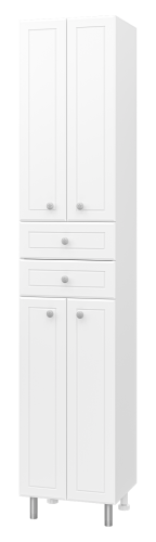 Шкаф-пенал Misty Пеналы Э-05040-011Нж 40х34х190 напольный цвет белый