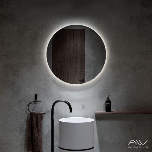 Зеркало в ванную Alavann Rondo ALV0112003 60х60 цвет белый