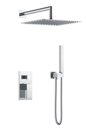 Душевая система Boheme Qubic 474-3-CR встраиваемая цвет хром