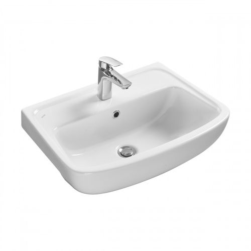 Раковина из сантехнического фарфора Santek Лонги 1WH501756 42х60 подвесная цвет белый