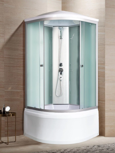 Душевая кабина River NARA LIGHT 90/44 MT (10000003575) 90х90 четверть круга с крышей ориентация универсальная