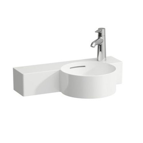 Раковина керамическая Laufen VAL 55 см 8.1528.4.000.106.1 подвесная цвет белый 1 отверстие под смеситель