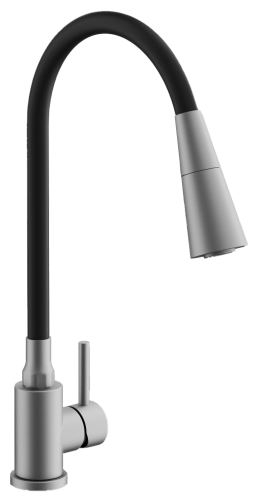 Смеситель для кухни BELZ B74809-1 на мойку сатин