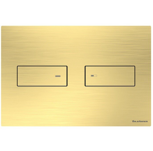 Клавиша смыва механическая Artceram Inox 711 710.000.HB цвет латунь брашированная