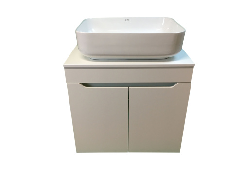 Тумба с раковиной Sintesi STL.W7019_SIN-LVB-APP-409 60х55х50 подвесная цвет белый