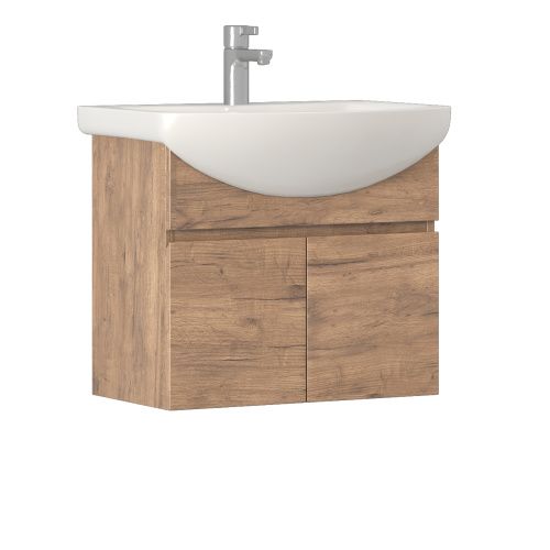 Тумба под раковину Vigo Wing tp.WIN.BAL.60.2D дуб золотой 56х32х48 подвесная