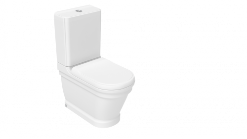 Чаша унитаза напольная Creavit Antik AN360-00CB00E-0000 цвет белый без бачка без сиденья душевой смыв