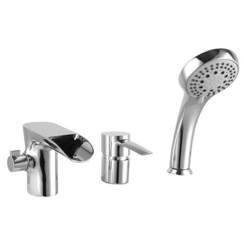 Смеситель LeMark Atlantiss LM3245C на борт ванны хром