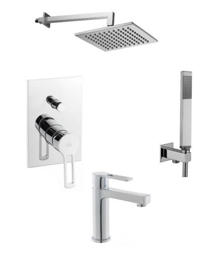 Душевая система Paffoni Ringo KITRIN015CR071 встраиваемая в стену