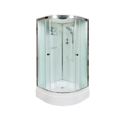 Душевая кабина AvaCan D271S 100х100 четверть круга с крышей ориентация универсальная