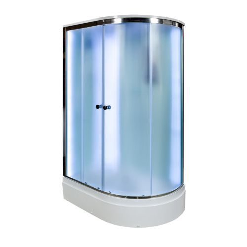 Душевая кабина AvaCan D312SLLED 120х90 асимметричная с крышей ориентация левая