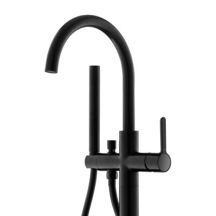 Смеситель Cezares ECO ECO-VDP-NOP напольный черный матовый