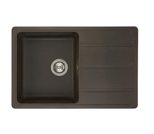 Кухонная мойка Aquaton Аманда 1A712832AD280 78х51 цвет коричневый