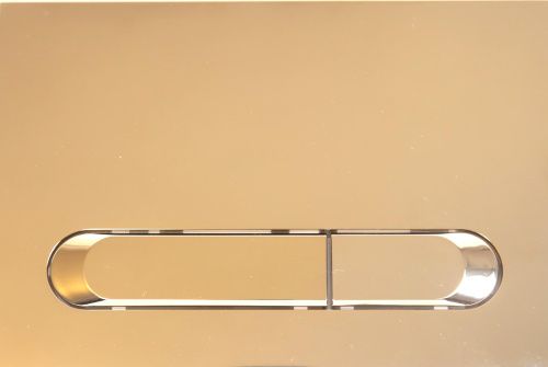 Клавиша смыва механическая KK POL M09 350/PSG/050-00-00 цвет золото