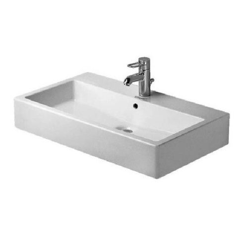 Раковина керамическая Duravit Vero 454800027 80х47 подвесная цвет белый 1 отверстие под смеситель