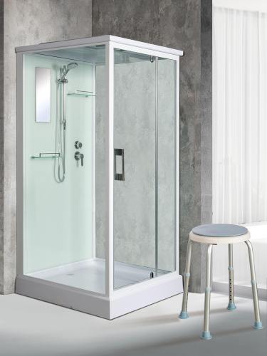 Душевая кабина River TANA 90 (10000000930) 90х90 квадратная с крышей ориентация универсальная