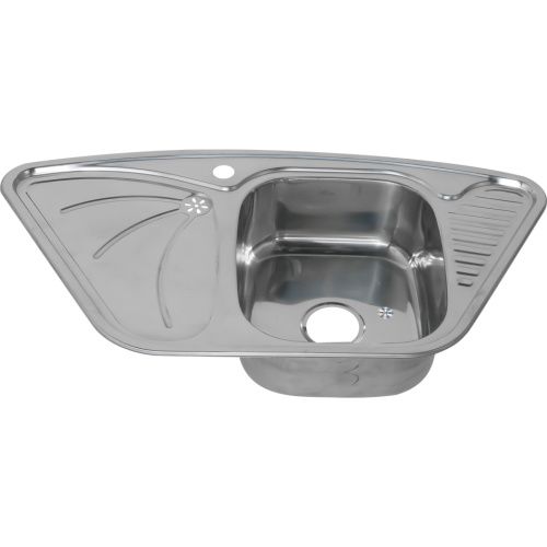 Кухонная мойка Melana 222 A t (*7) 95х50 цвет хром