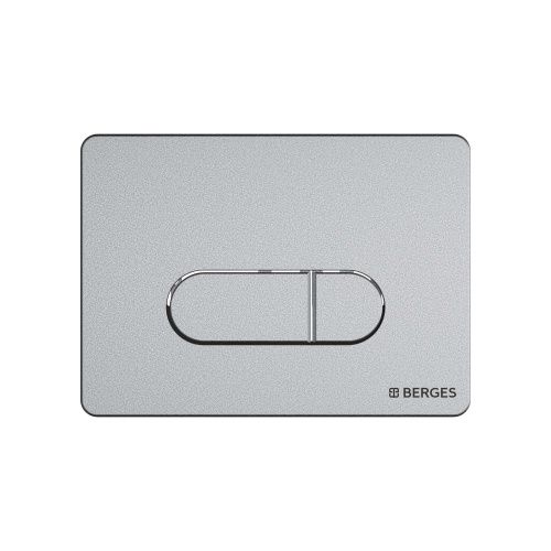 Клавиша смыва механическая Berges NOVUM 040032 цвет хром матовый