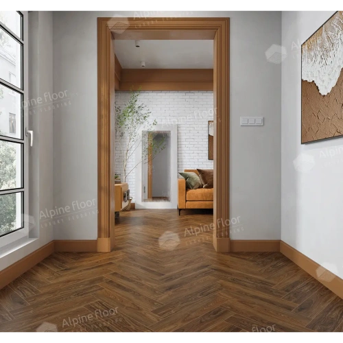 SPC ламинат Alpine Floor Nut ECO 22-4 MC Кенари толщина 0.4 см 43 класс 600х125