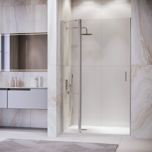 Душевая дверь RGW Leipzig 351200413-11 130х195 стекло прозрачное профиль хром глянцевый