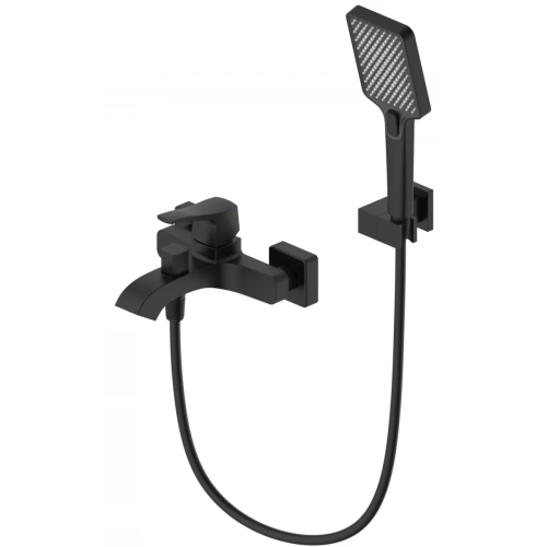 Смеситель для ванны Wonzon & Woghand Flex WW-88037072-MB настенный черный