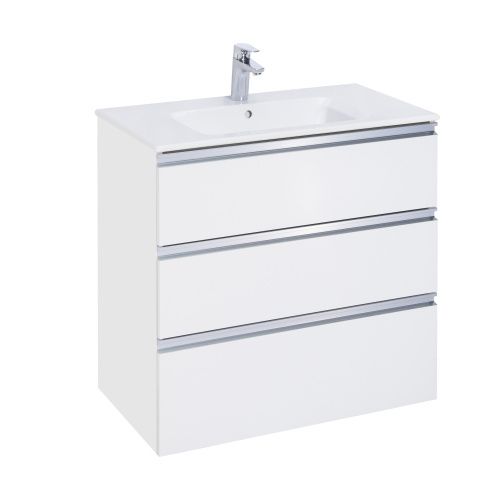 Тумба под раковину Roca THE GAP A857406806 79х45х74 подвесная цвет белый глянцевый