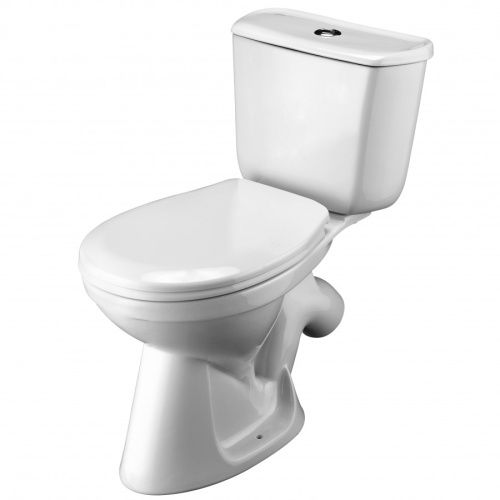 Унитаз-компакт напольный с бачком Santek Бриз 1WH202569 белый с сиденьем каскадный смыв