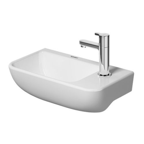 Раковина керамическая Duravit Me by Starck 40 см 717400000 подвесная цвет белый 1 отверстие под смеситель