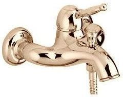 Смеситель для ванны с душем Paffoni Giorgia GI022BR настенный бронза