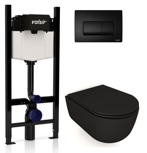 Комплект унитаз с инсталляцией Valsir KIT VSBM 7334NEMT Slim P1