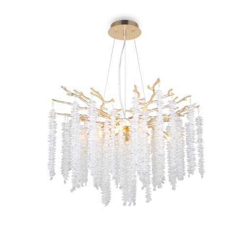 Люстра подвесная Freya Mineral Crystal FR1010PL-08G