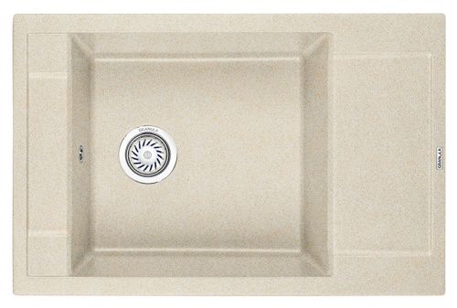 Кухонная мойка Granula 7806, ПИРИТ 78х50 цвет бежевый поверхность матовая