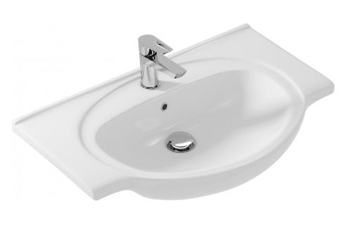 Раковина из санфаянса Azario TEO-70 70х47 подвесная цвет белый 1 отверстие под смеситель