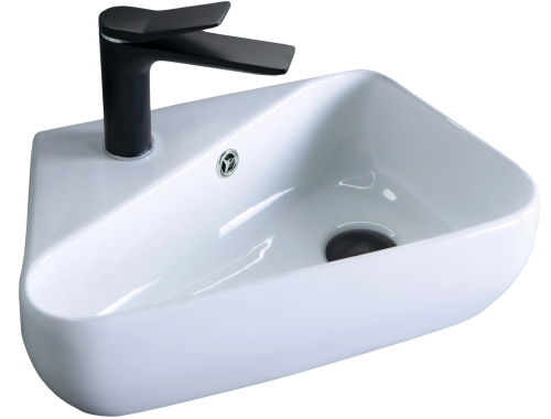 Раковина керамическая Gid Suspendido 61107R 45х28 подвесная цвет белый 1 отверстие под смеситель