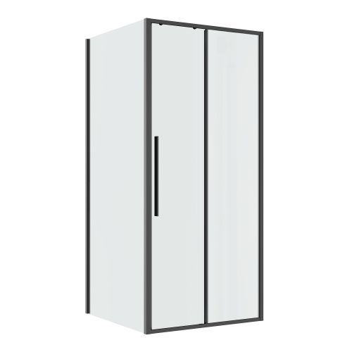 Душевой уголок Niagara Nova NG-34-9AGR-A80GR-34 90х80 стекло прозрачное профиль графит без поддона