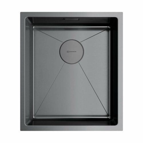 Кухонная мойка Omoikiri TAKI 4973106 38х44 цвет вороненая сталь