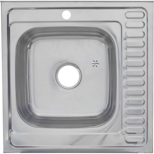 Кухонная мойка Melana 015 t L (*10) 60х60 цвет хром