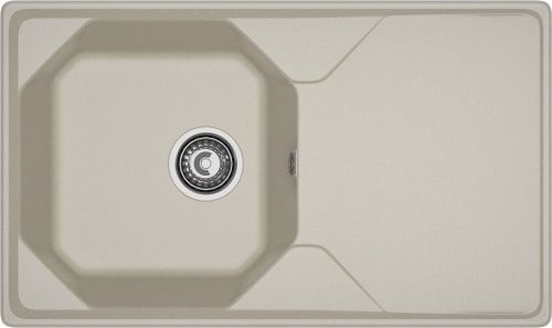 Кухонная мойка Granfest Unique U-840L топаз 84х50 цвет серый поверхность матовая