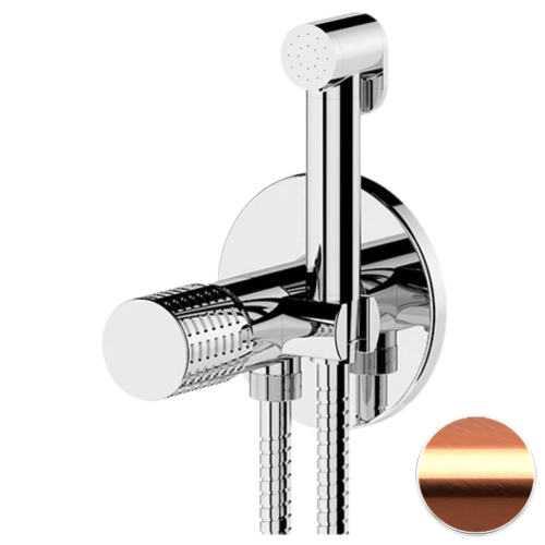 Гигиенический душ со смесителем Remer CEC65WRP медь брашированная