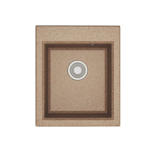 Кухонная мойка Aquaton 1A732932LW220 44х52 цвет песочный поверхность матовая