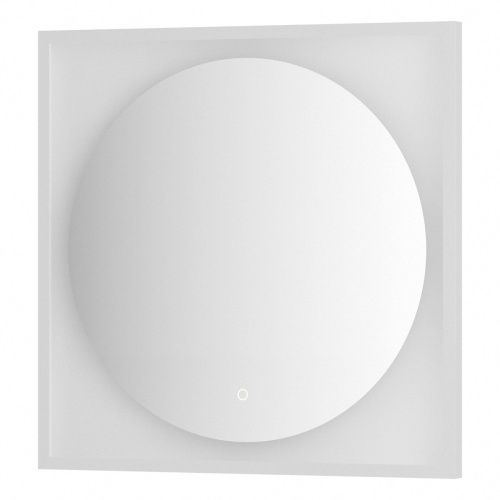 Зеркало в ванную Defesto ECLIPSE DF 2227S 70х70 цвет белый