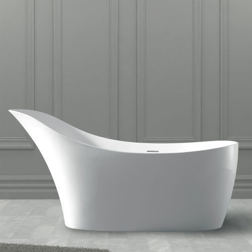 Ванна из искусственного камня Abber Stein AS9618 169х75 отдельностоящая овальная с ножками