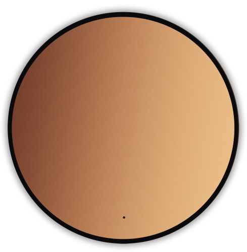 Зеркало в ванную Azario Monaco-BLACK LED-00002769 100х100 цвет черный