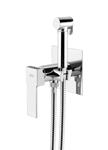 Гигиенический душ со смесителем Remer Q65W хром