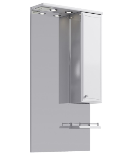 Зеркало в ванную Aqwella Y Ba.02.55 55х108 цвет белый