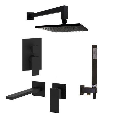 Душевая система Paffoni Elle KITEL018NO105 встраиваемая в стену