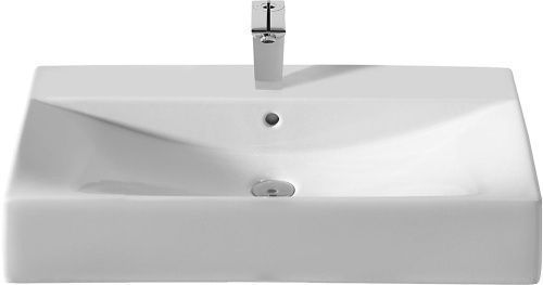 Раковина керамическая Roca DIVERTA 7.3271.1.000.0 75х44 подвесная цвет белый 1 отверстие под смеситель