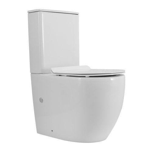 Унитаз напольный Art&Max Parma AM6089CPRVTSC белый с сиденьем микролифт смыв торнадо